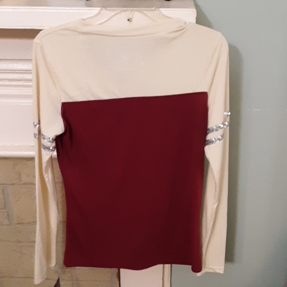 Campus Heritage Florida State Sequins Top Sz M - Picture 5 of 6